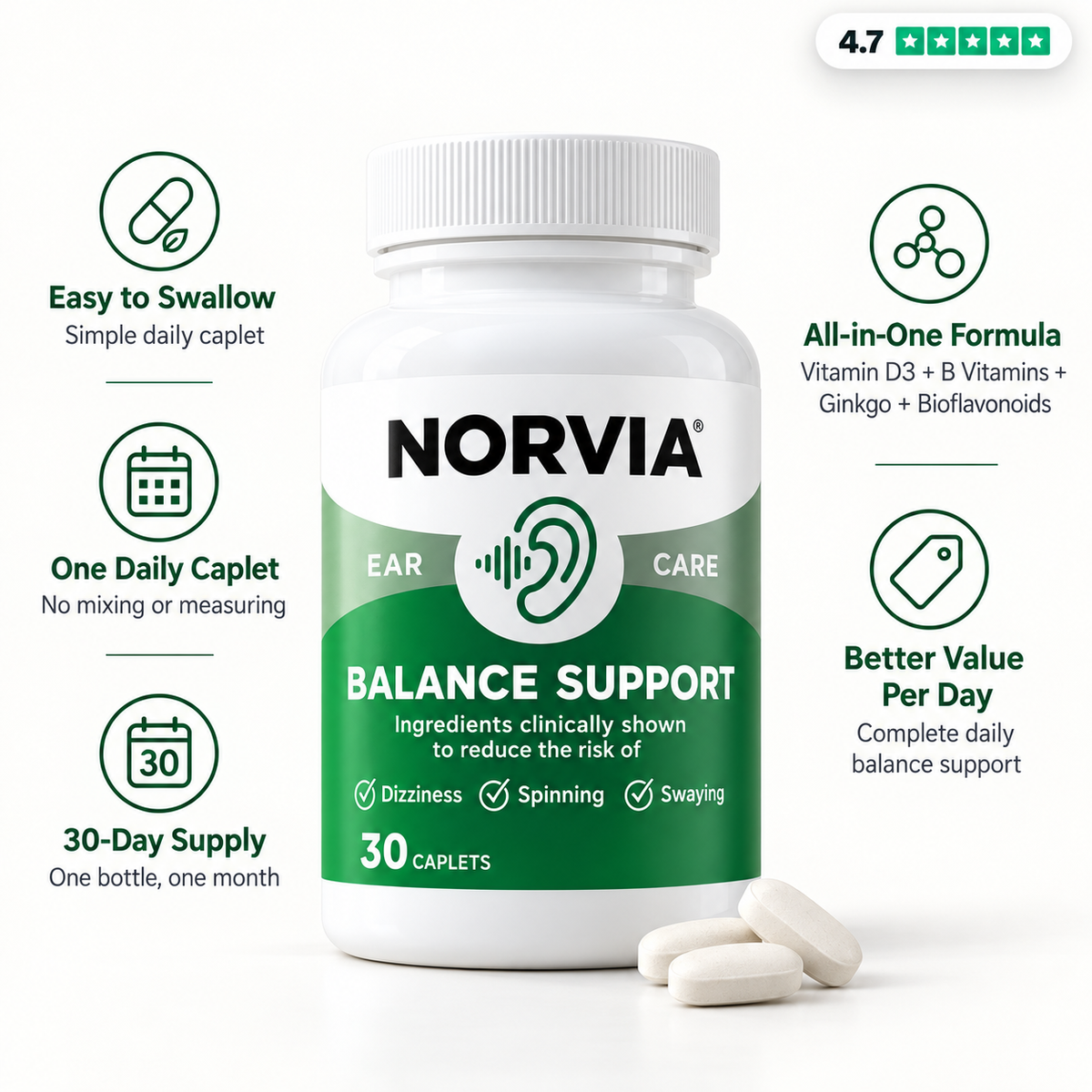 VertiRelief Balance Support